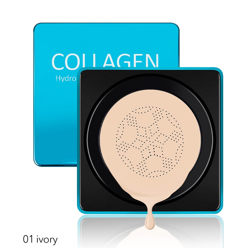 CC Cream Air Cushion Collagen Hydro Air , #01 Ivory - 3 | YEO