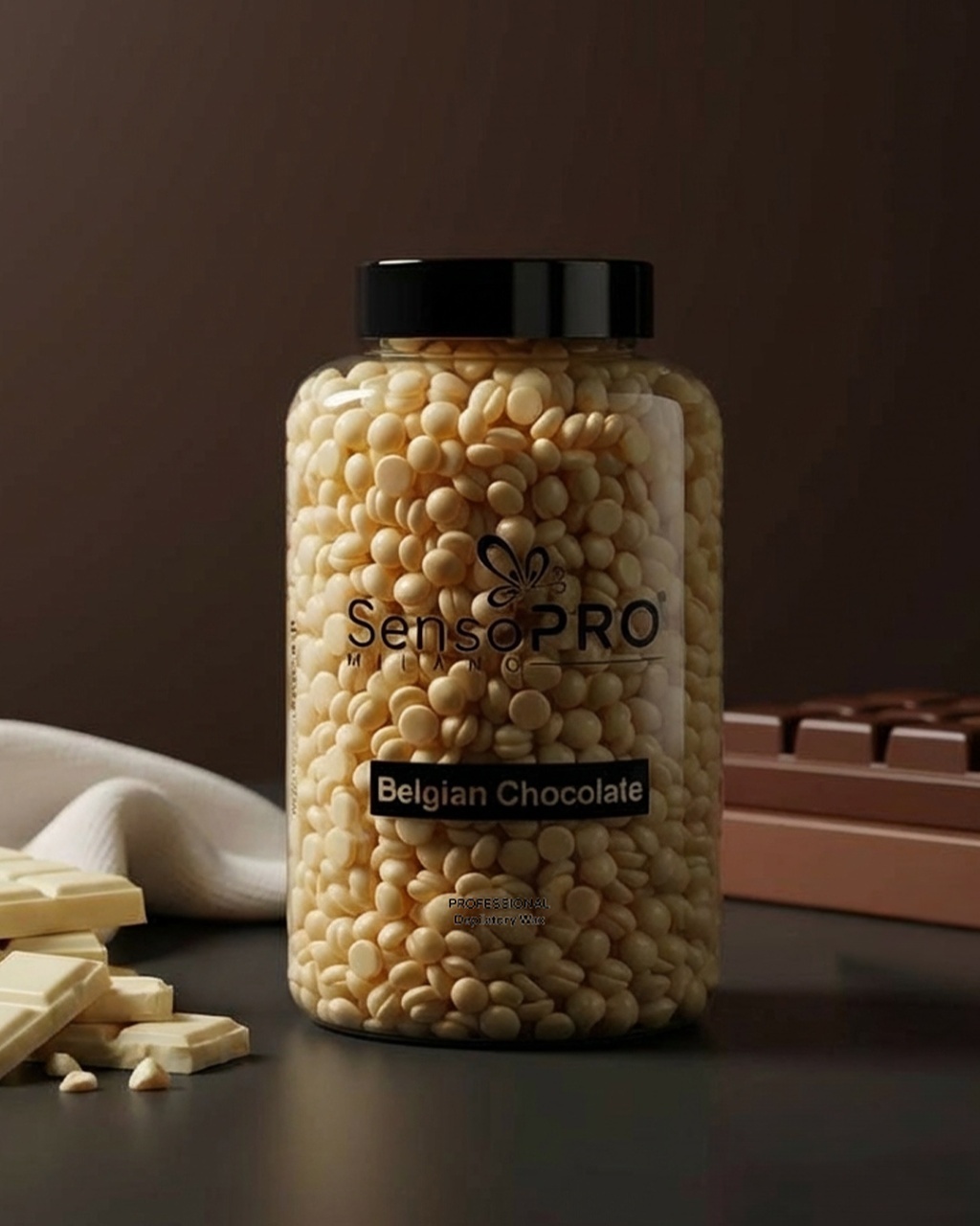 Ceara Epilat Elastica SensoPRO Milano Belgian Chocolate, 400g - imagine 3