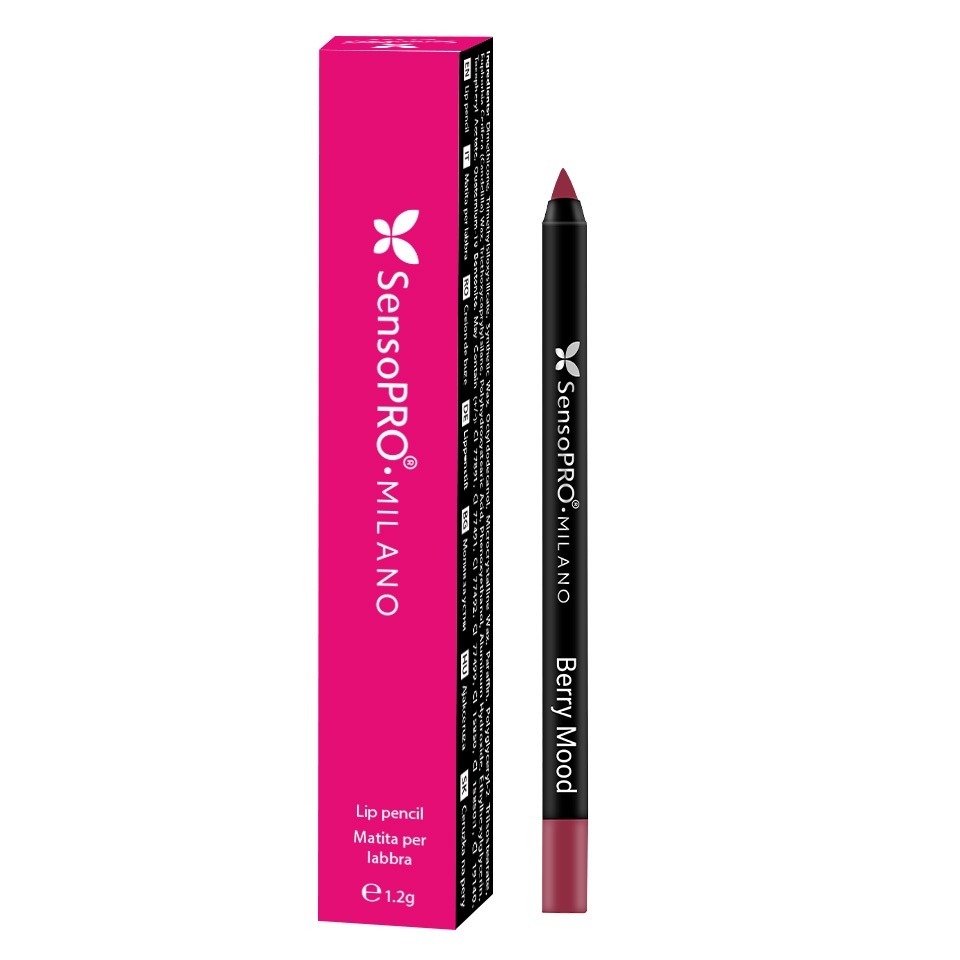 Creion de buze waterproof SensoPRO Milano, Berry Mood - imagine 6