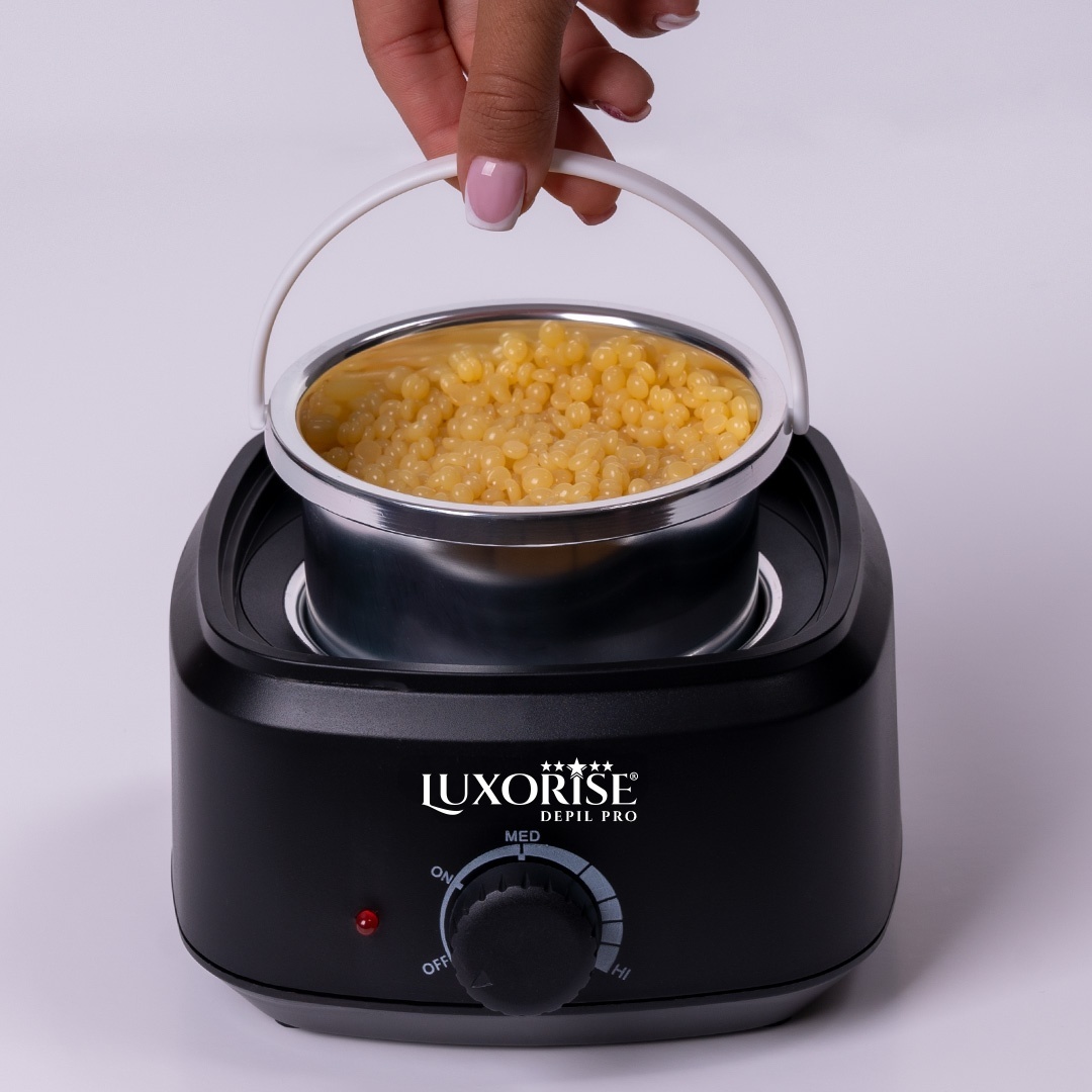 Incalzitor Ceara Epilare PRO WAX 200 - LUXORISE 500ml, Black - imagine 5