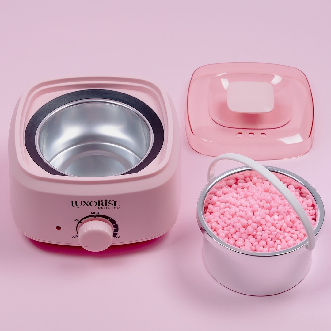Incalzitor Ceara Epilare PRO WAX 200 - LUXORISE 500ml, Pink - imagine 7