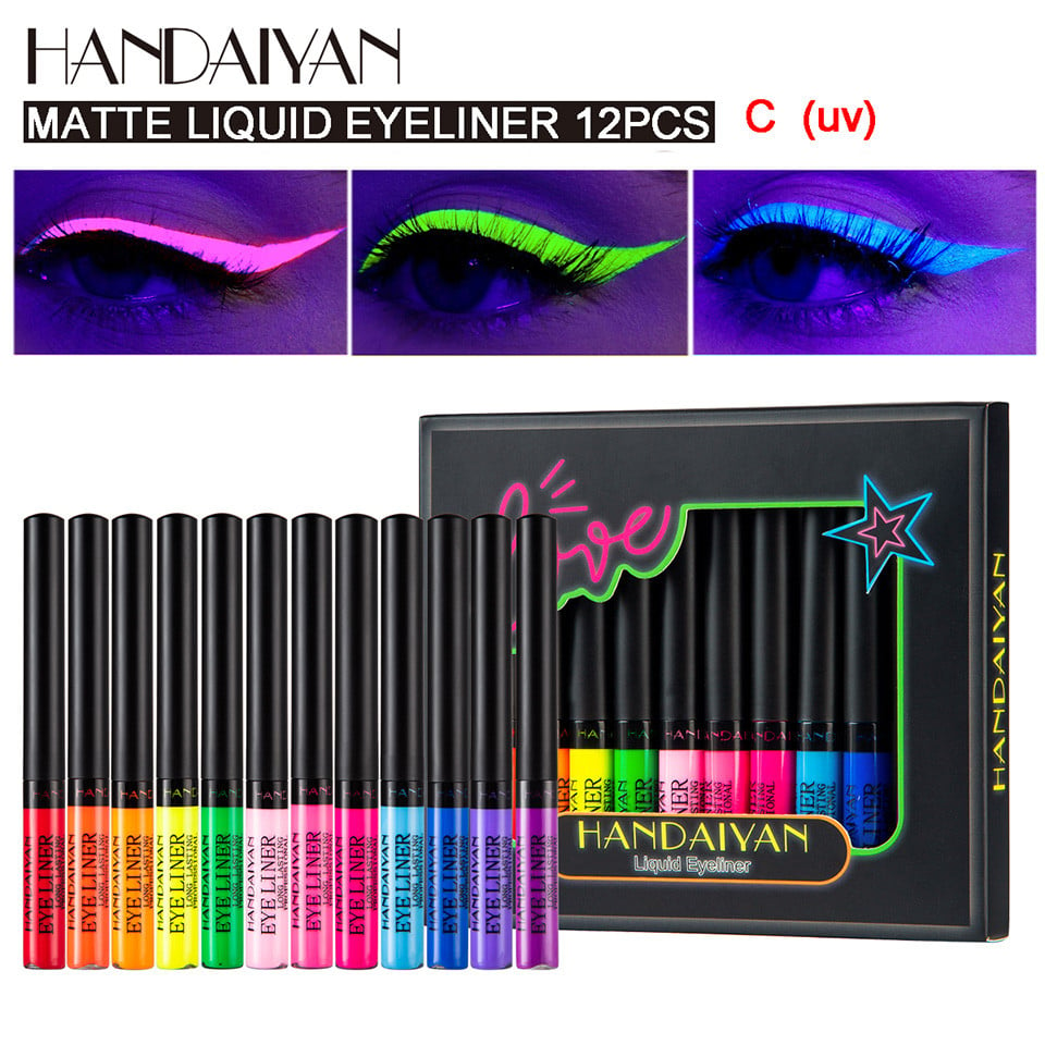 Set 12 culori Eyeliner Colorat Mat Handaiyan #C - 2 | YEO