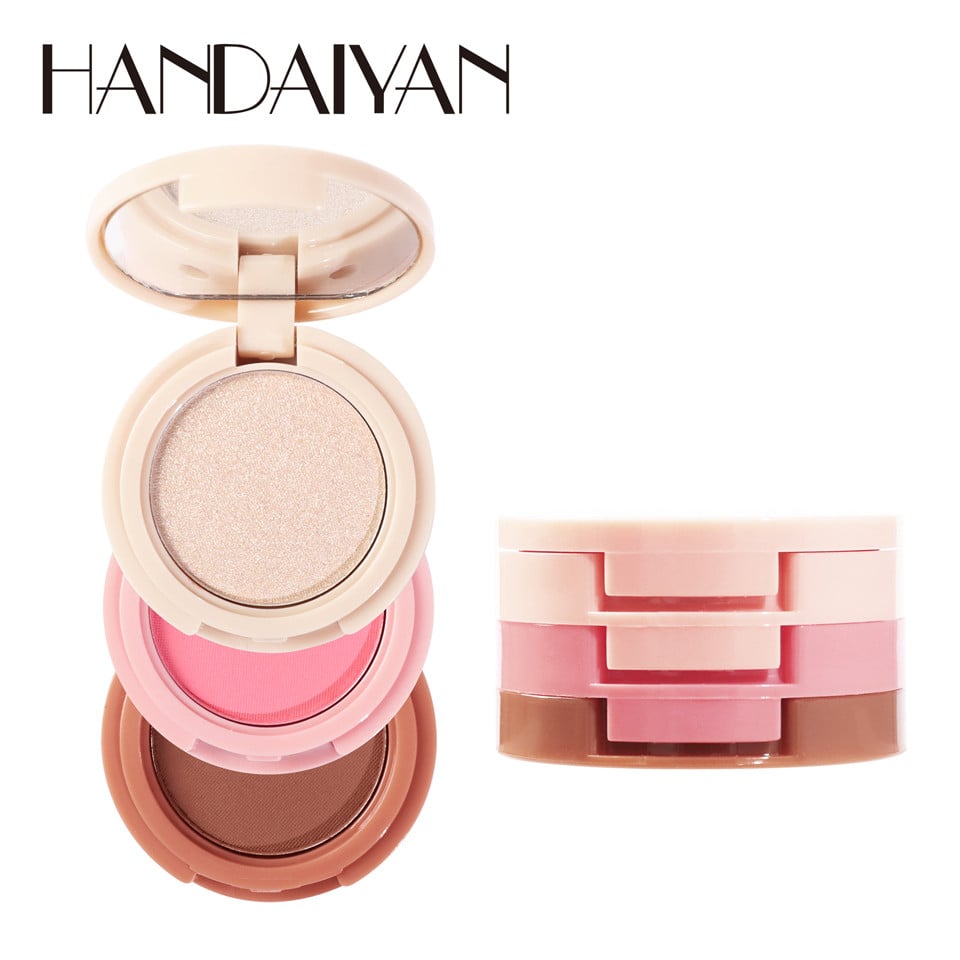 Set 3 in 1 Handaiyan Highlight & Blush & Contouring #01 - 3 | YEO