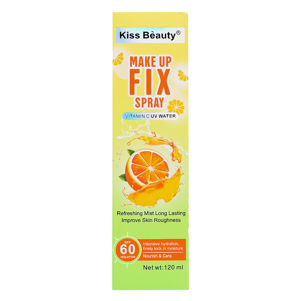 Spray Fixare Machiaj SPF 60 Vitamin C, Kiss Beauty 120ml - 1 | YEO