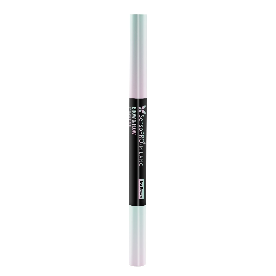Creion de Sprancene Brow & Flow SensoPRO Milano - Tea Brown — imaginea 2