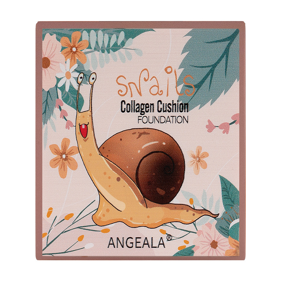 Fond de Ten BB Cream Air Cushion Angeala Snails Collagen, #02 Natural Skin - 2 | YEO