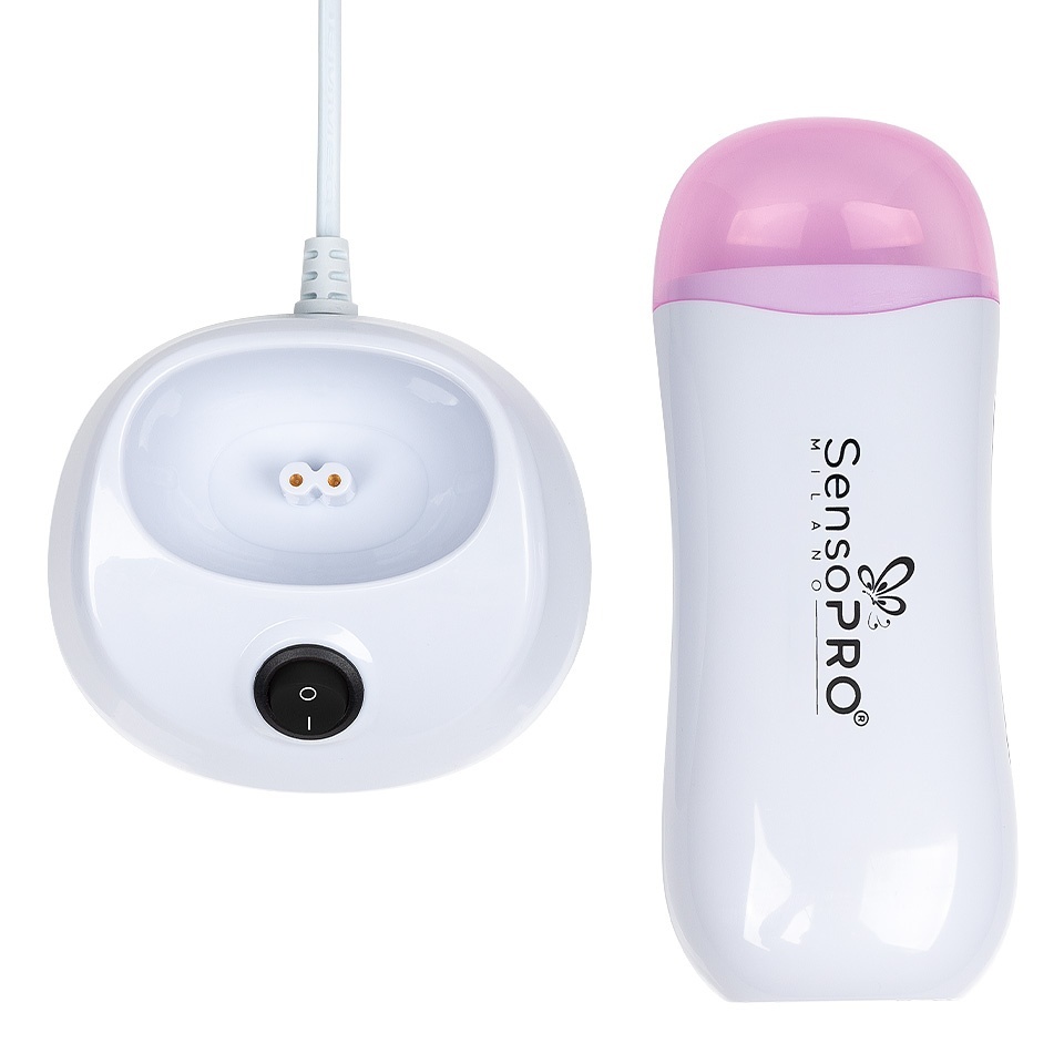 Incalzitor Ceara Epilare cu Suport WAX EXPERT PRO - SensoPRO Milano, Roz - imagine 7