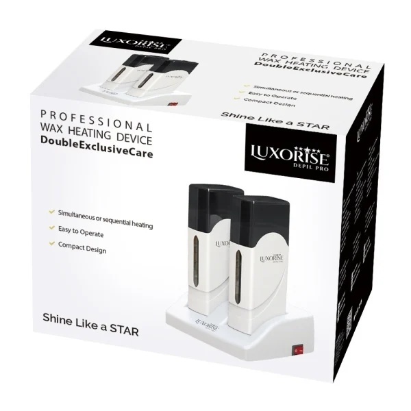 Incalzitor Ceara Epilare Double Exclusive Care - LUXORISE, Negru - imagine 3