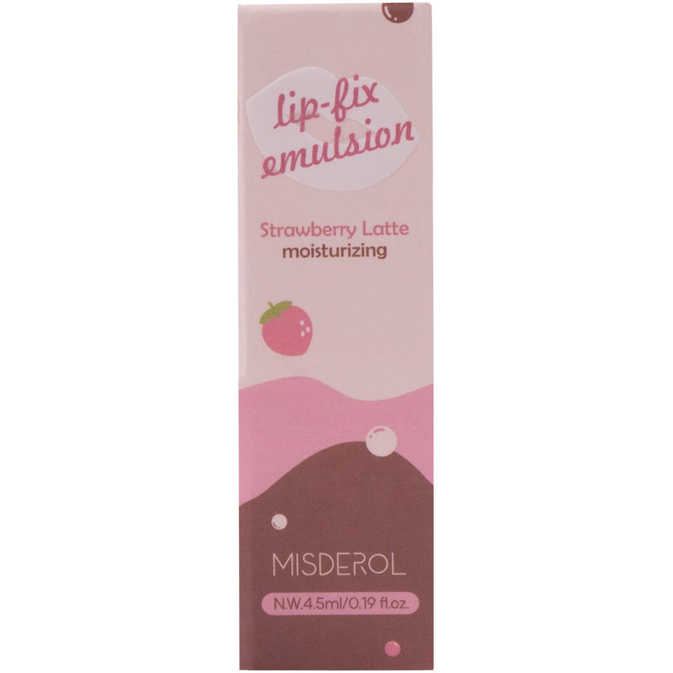 Lotiune Hidratare Buze Derol Lip Fix Strawberry Latte Moisturizing #02 - 1 | YEO