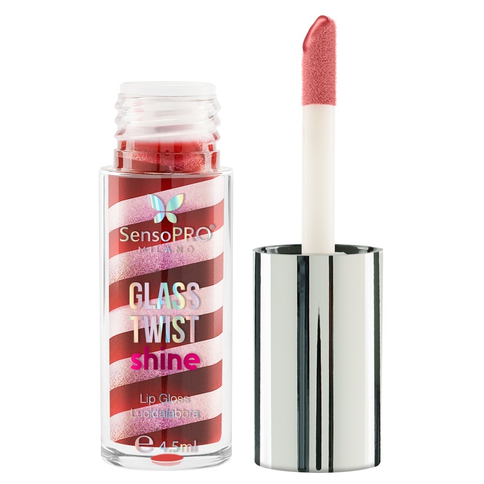 Luciu de buze Glass Twist Shine SensoPRO Milano, Black Cherry - imagine 4