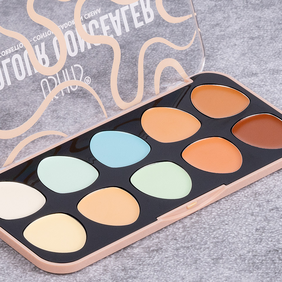 Paleta 10 culori Corector, Concealer, Contouring Ushas - 2 | YEO