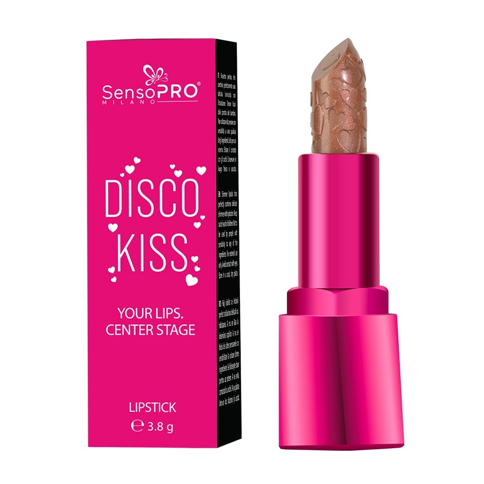Ruj cu Sclipici Disco Kiss SensoPRO Milano - Night Sparkle