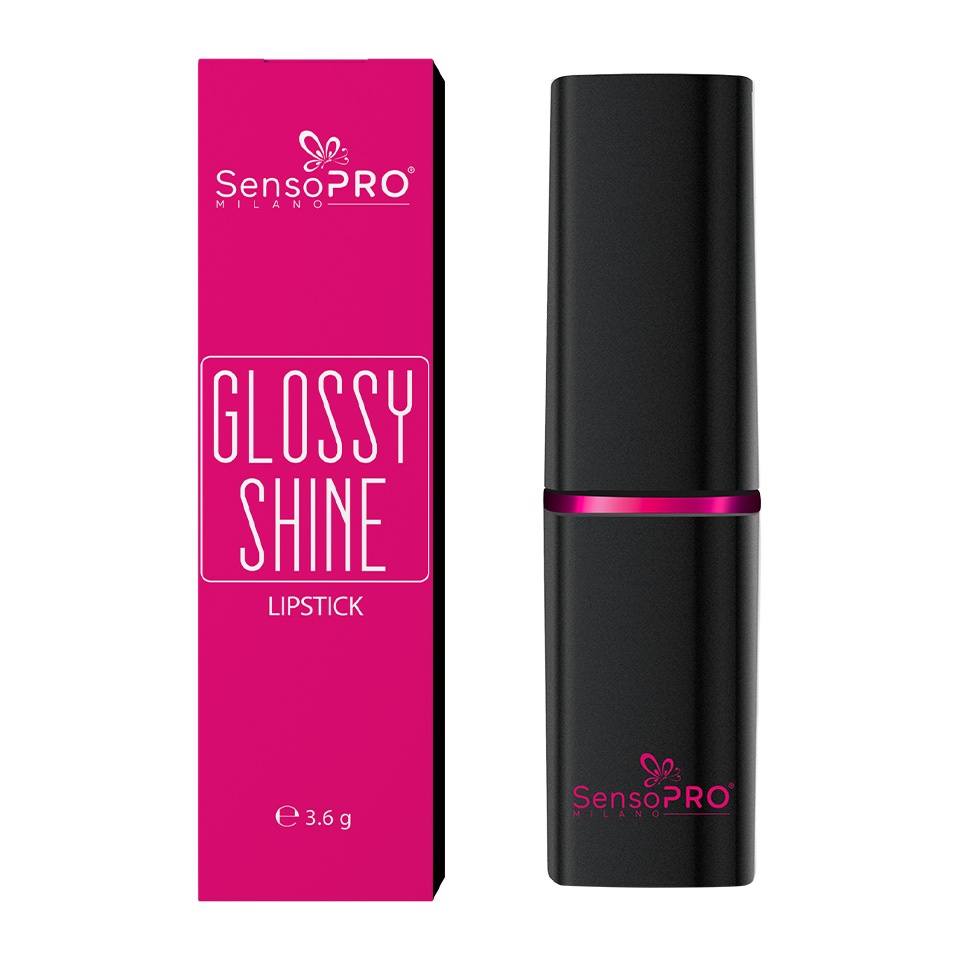 Ruj sidefat Glossy Shine SensoPRO Milano - Peachy Glow - 1 | YEO