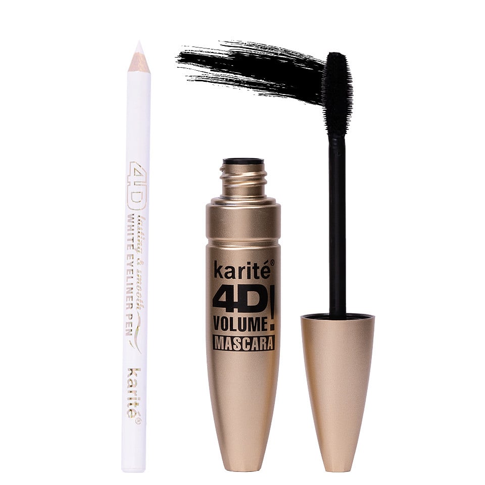 Set 2 in 1 Mascara 4D & Creion Alb Karite - 3 | YEO