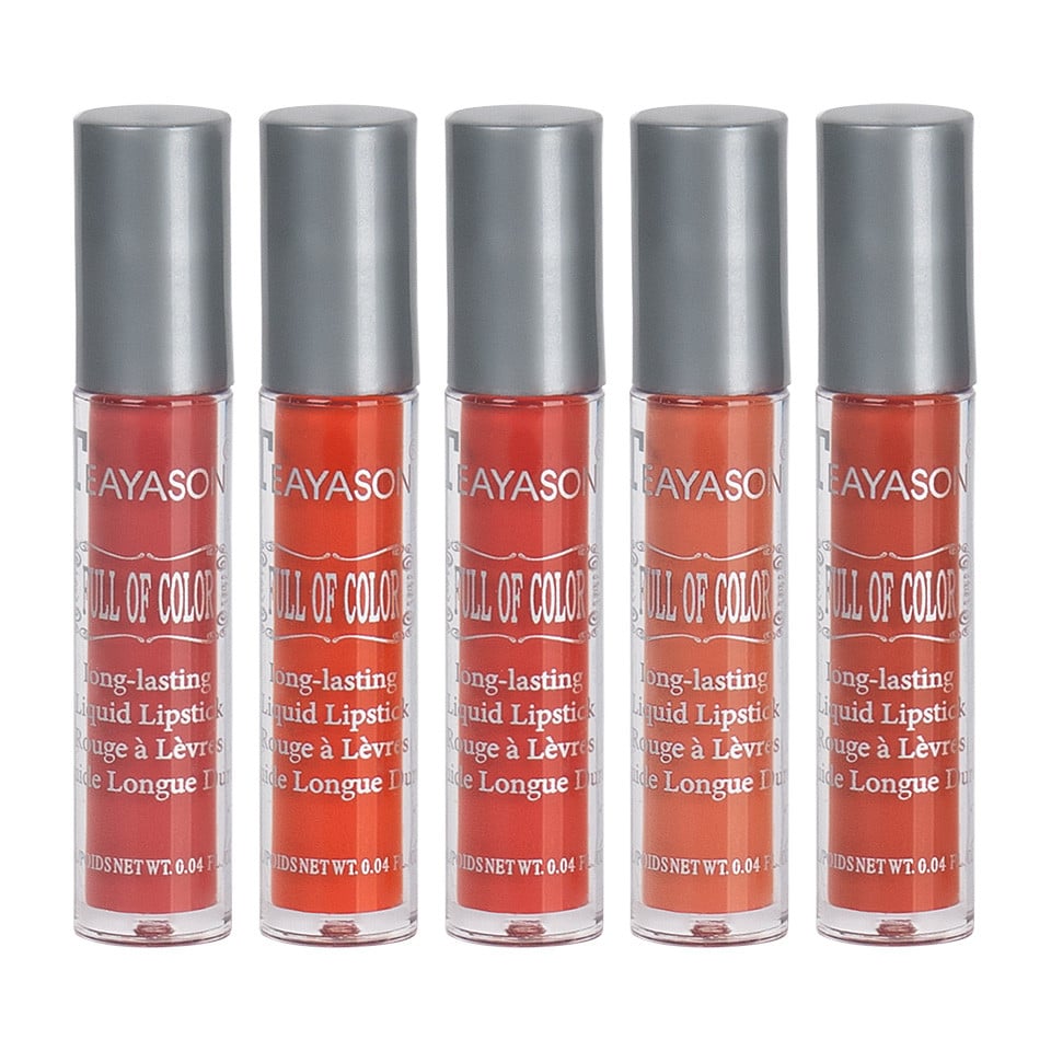 Set 5 Rujuri Lichide Mate Teayason Matte Lipgloss #A