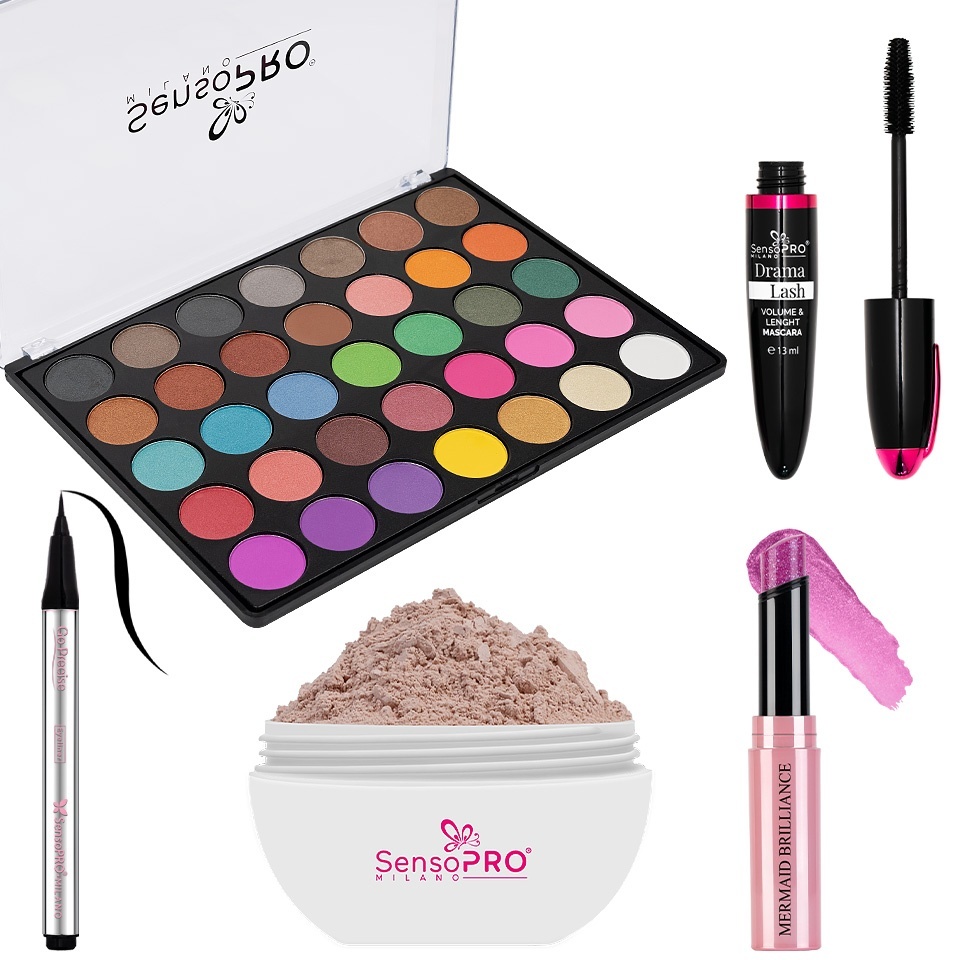 Set Machiaj Fantasy Glow SensoPRO Milano + CADOURI