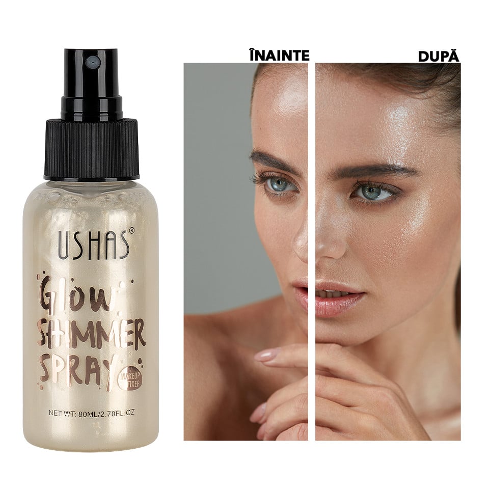 Spray Corp Ushas Glow Shimmer Spray #01, 80ml - 1 | YEO