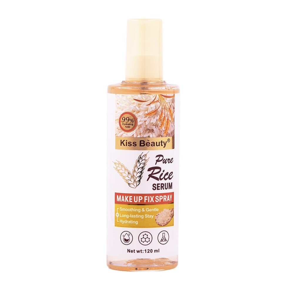 Spray Fixare Machiaj Pure Rice Serum Kiss Beauty, 120ml - 3 | YEO