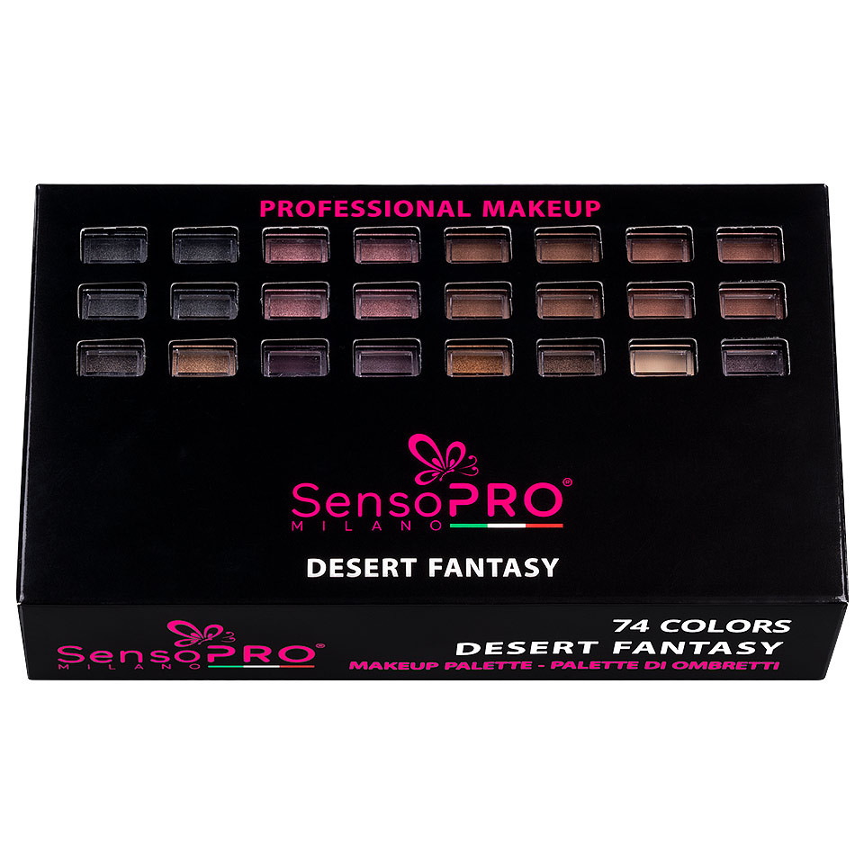 Trusa Machiaj Multifunctionala 74 culori SensoPRO Desert Fantasy SensoPRO Milano