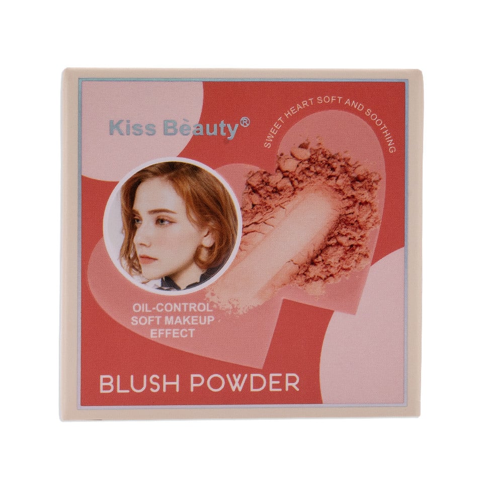 Blush Pudra cu Aplicator Kiss Beauty 03 - 2 | YEO