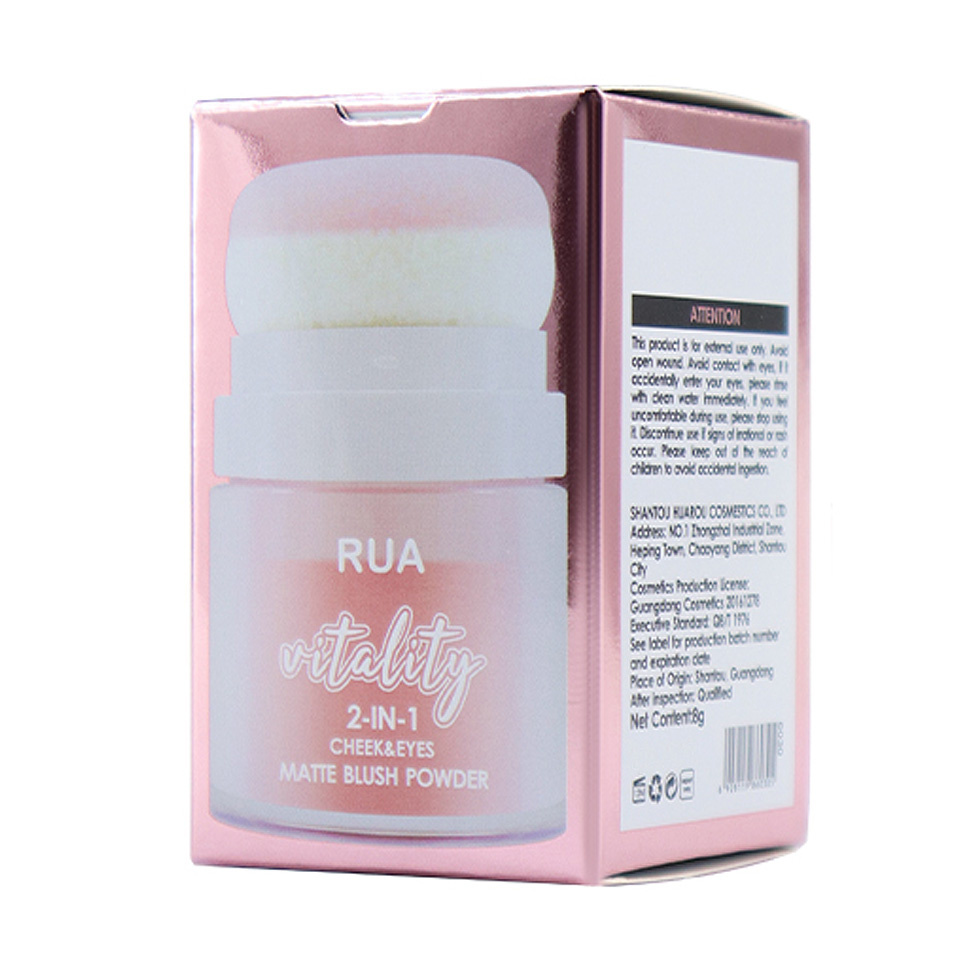 Blush Pudra Matte 2 in 1 Cheek & Eyes RUA Vitality #02 - 1 | YEO