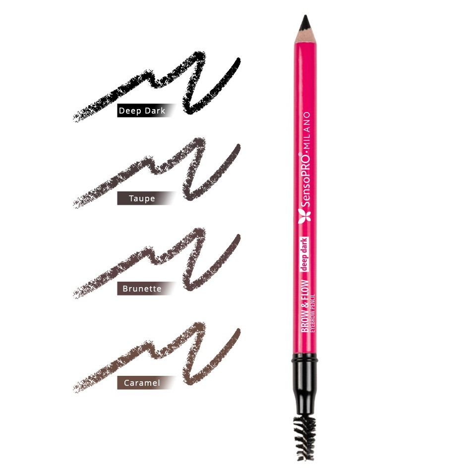 Creion de Sprancene Brow&Flow SensoPRO Milano - Brunette — imaginea 4