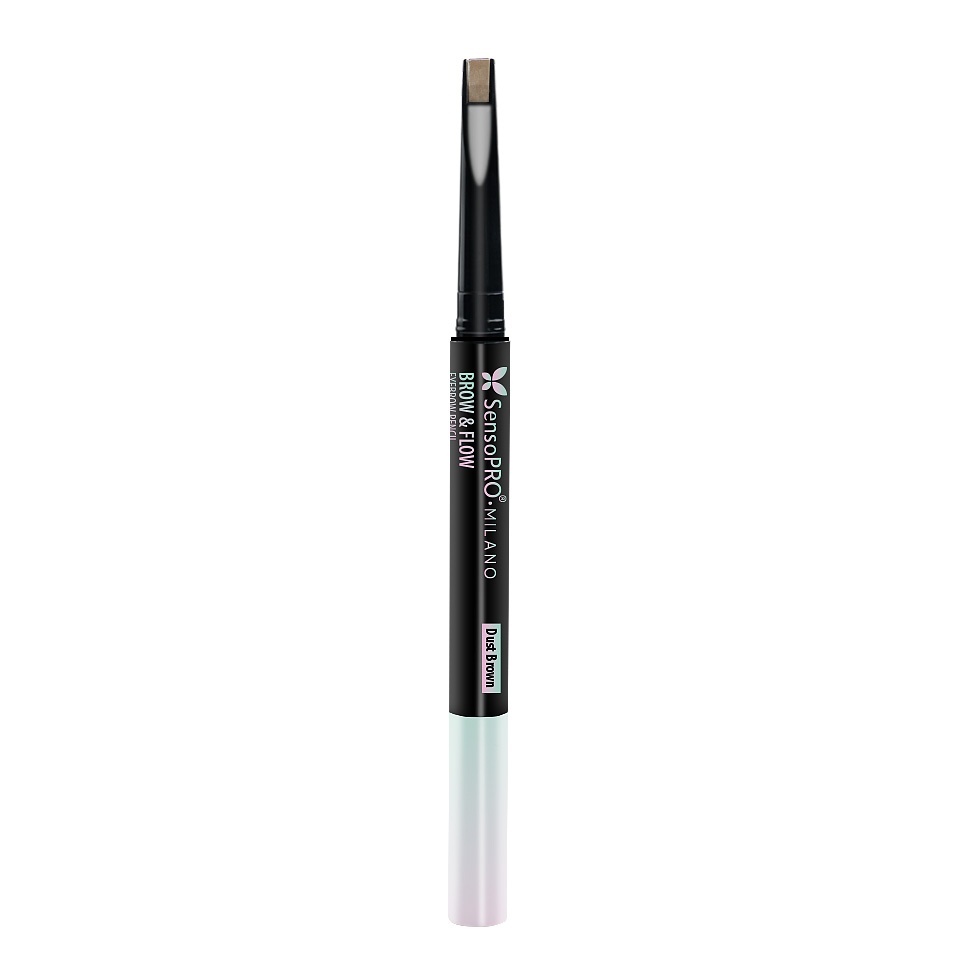 Creion de Sprancene Brow & Flow SensoPRO Milano - Dust Brown — imaginea 4