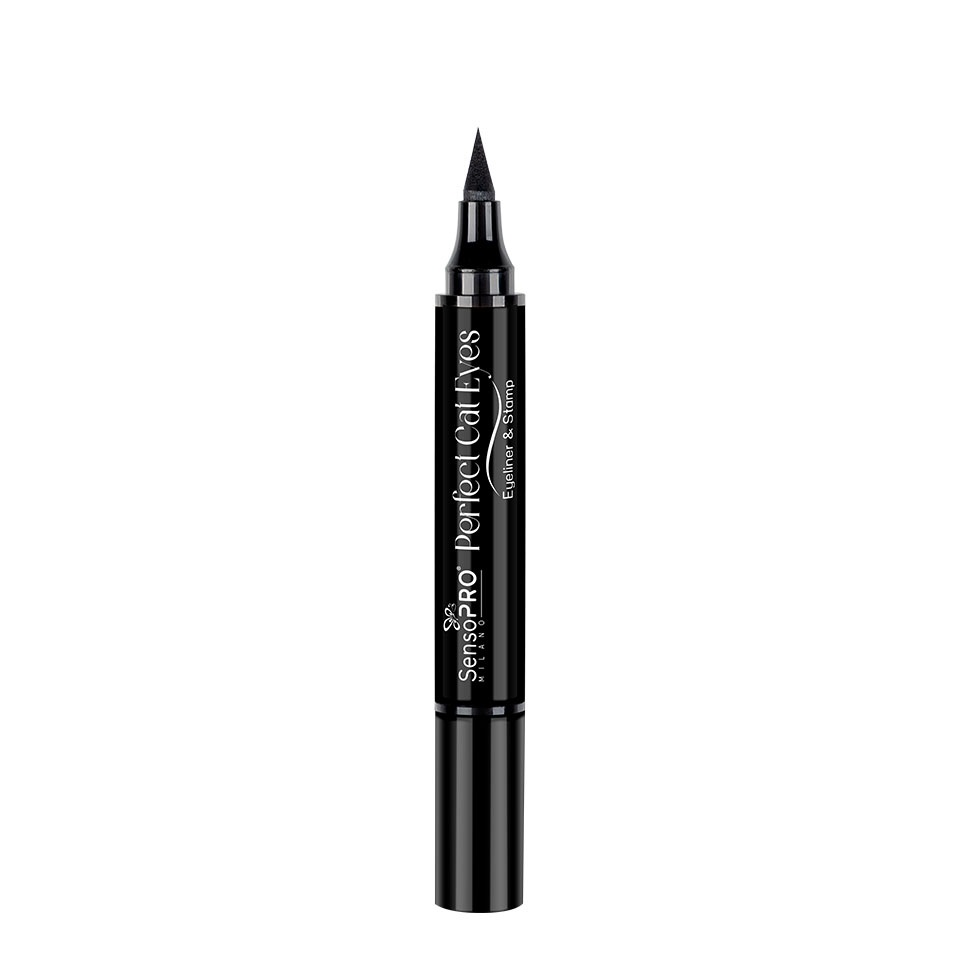 Eyeliner Carioca cu Stampila 2 in 1 Perfect Cat Eyes SensoPRO Milano - 3 | YEO