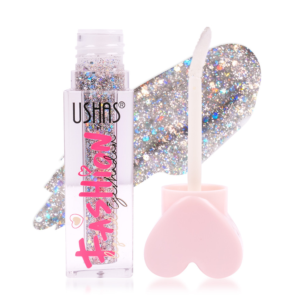 Fard Lichid Pleoape cu Glitter Ushas Fashion, 03