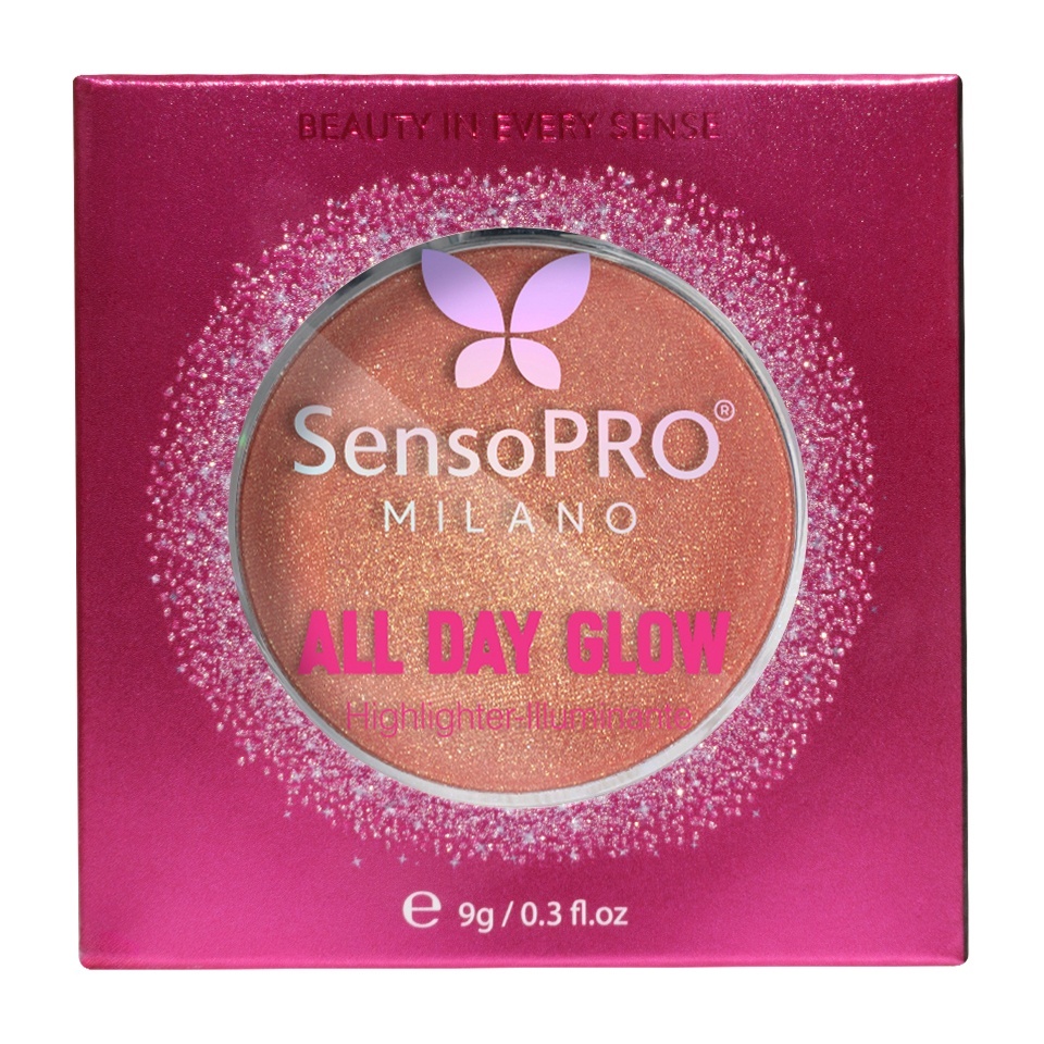 Iluminator All Day Glow SensoPRO Milano, Rose Gold - imagine 4