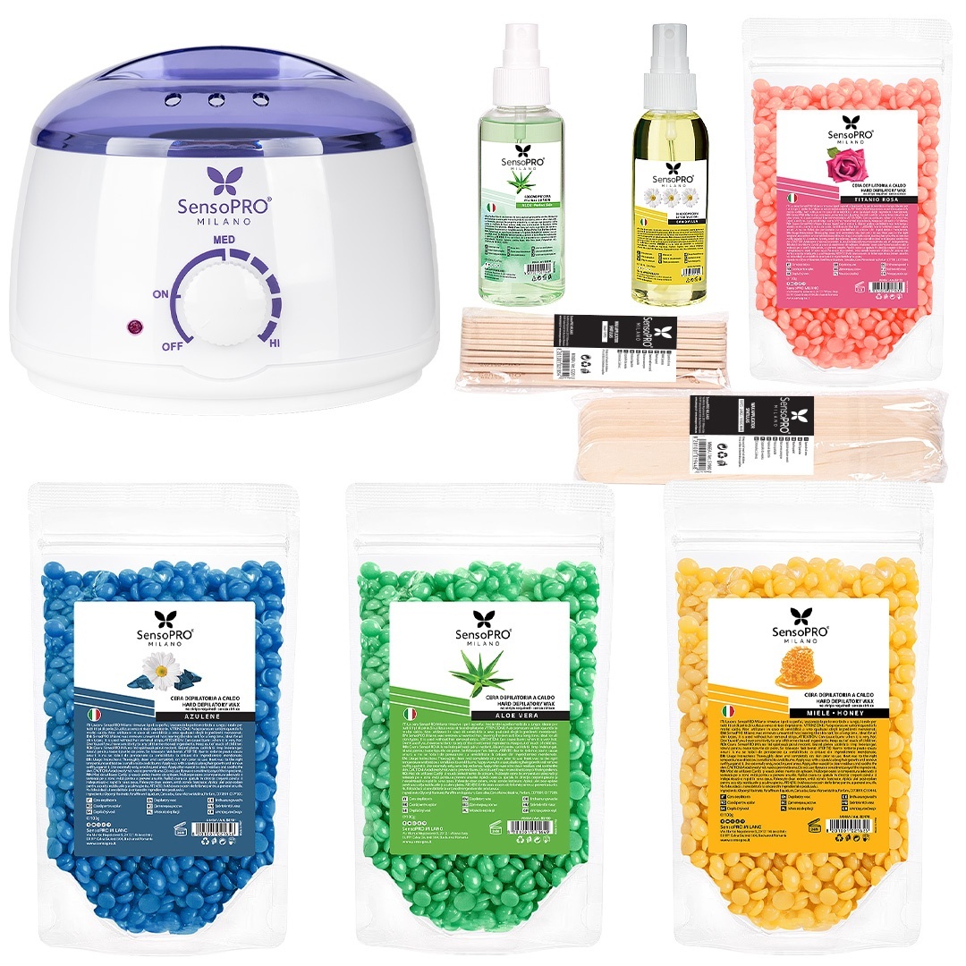 Kit Epilare Ceara Perfect Skin PRO SensoPRO Milano
