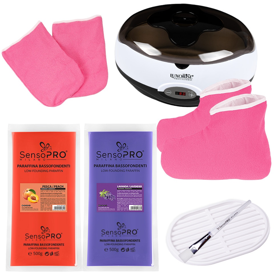 Kit Parafina - incalzitor parafina SensoPRO Milano + accesorii + CADOU