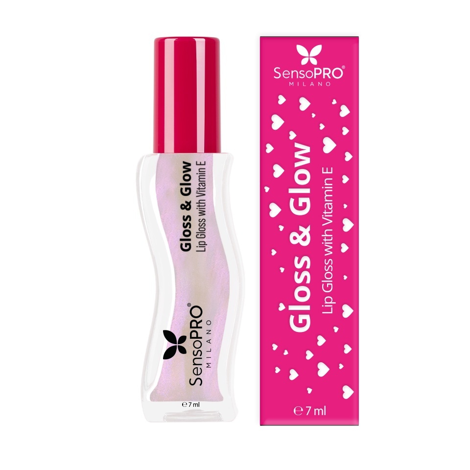 Luciu de Buze Gloss & Glow SensoPRO Milano - Pink Cloud — imaginea 5