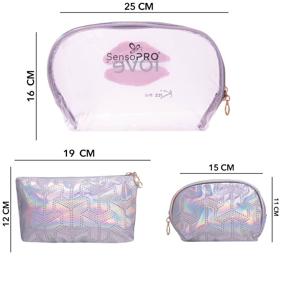 Portfard Travel SensoPRO Milano, Unicorn Love, set 3 buc - 1 | YEO