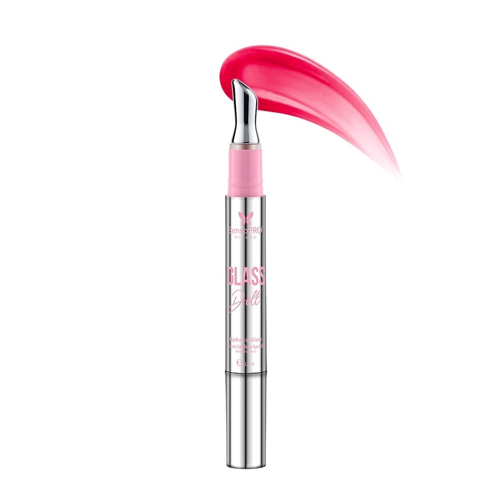 Ser stralucitor buze Glass Doll SensoPRO Milano, Candy Cane