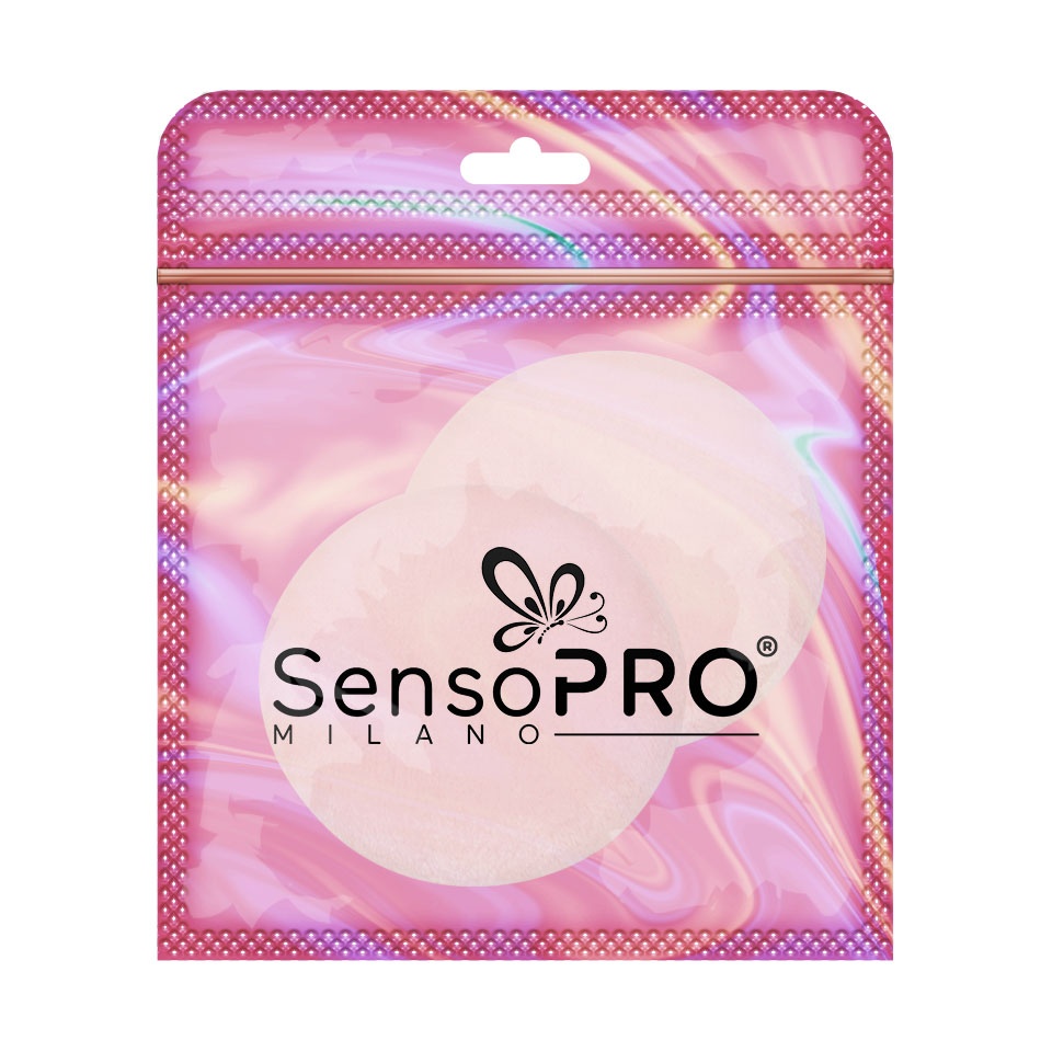 Set 2 Buretei Machiaj - SensoPRO Milano, Baby Pink - 1 | YEO