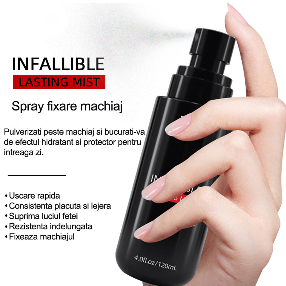 Spray Fixare Machiaj Infallible Lasting Mist TUZ , 120 ml - 3 | YEO