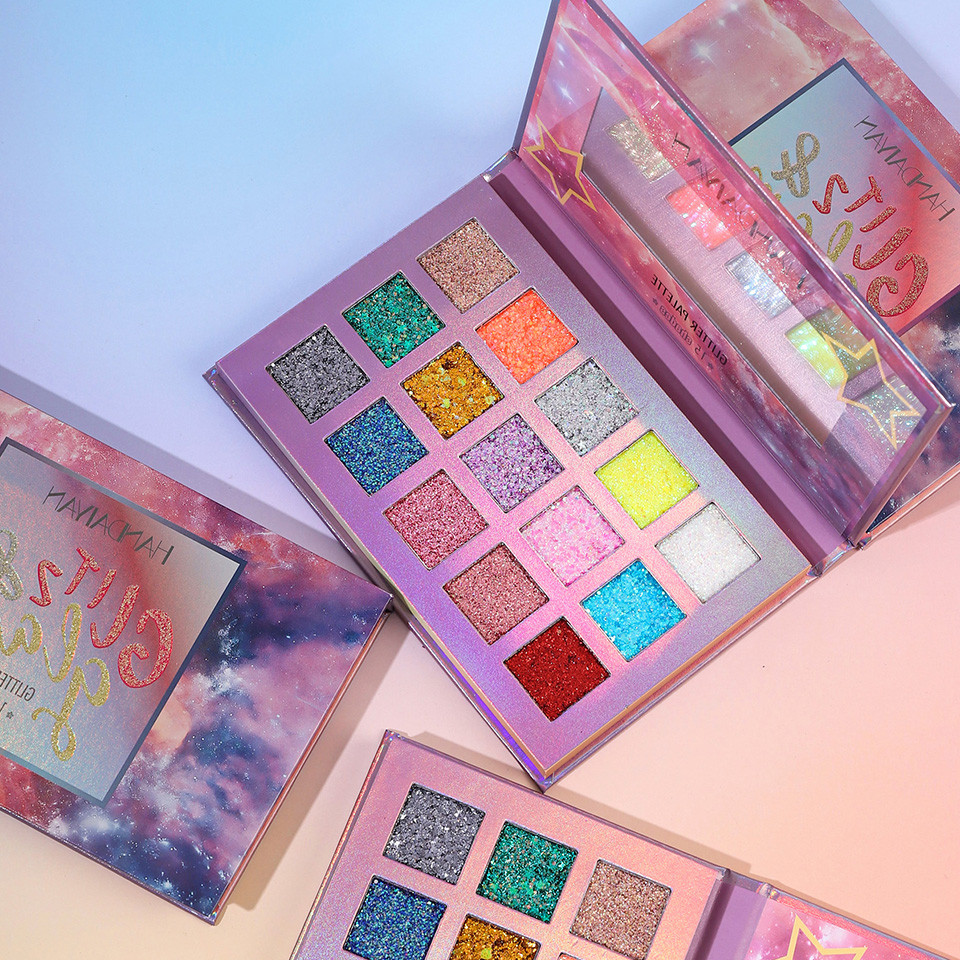 Trusa 15 culori Glitter Palette Handaiyan