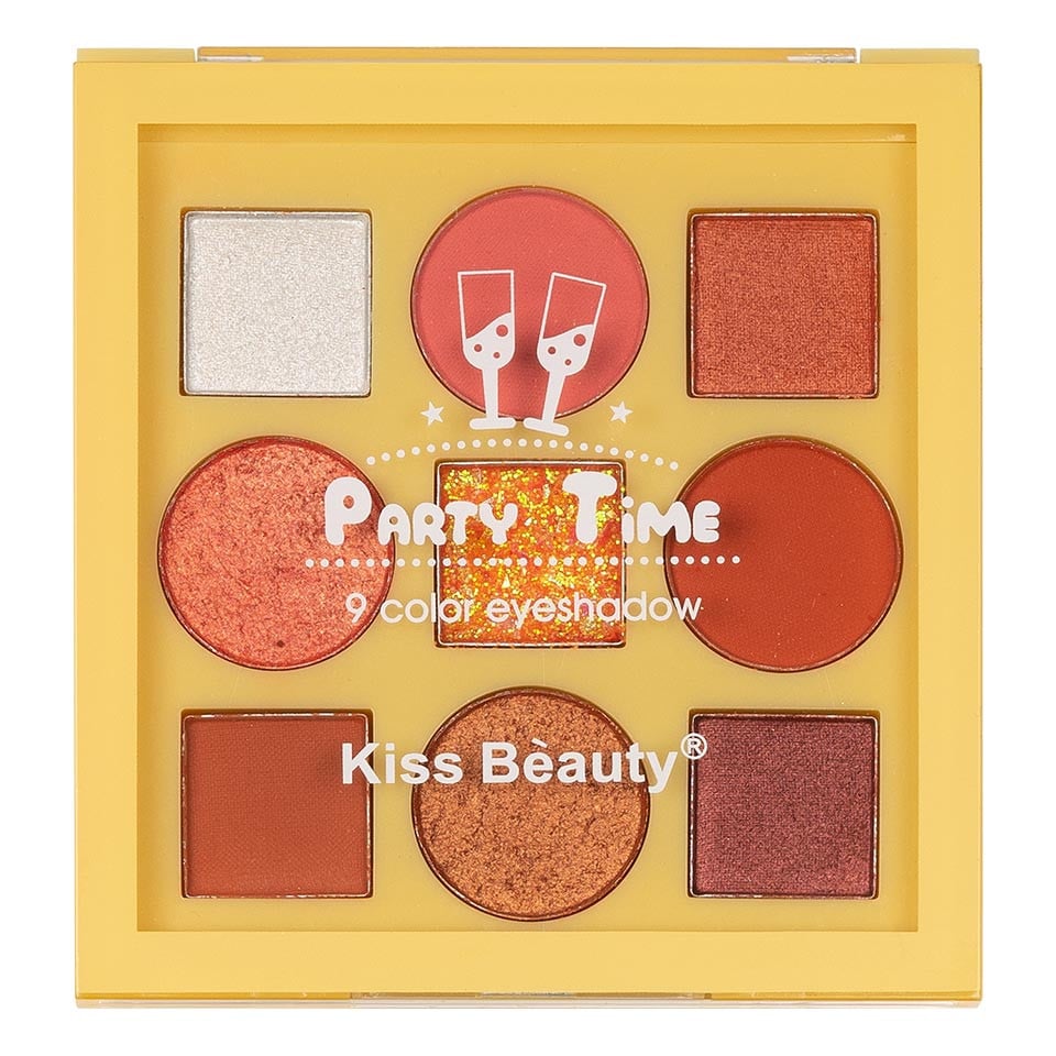 Trusa Farduri 9 culori Kiss Beauty Party Time - 2 | YEO