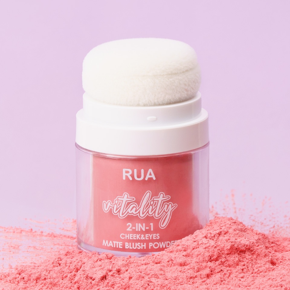 Blush Pudra Matte 2 in 1 Cheek & Eyes RUA Vitality #01