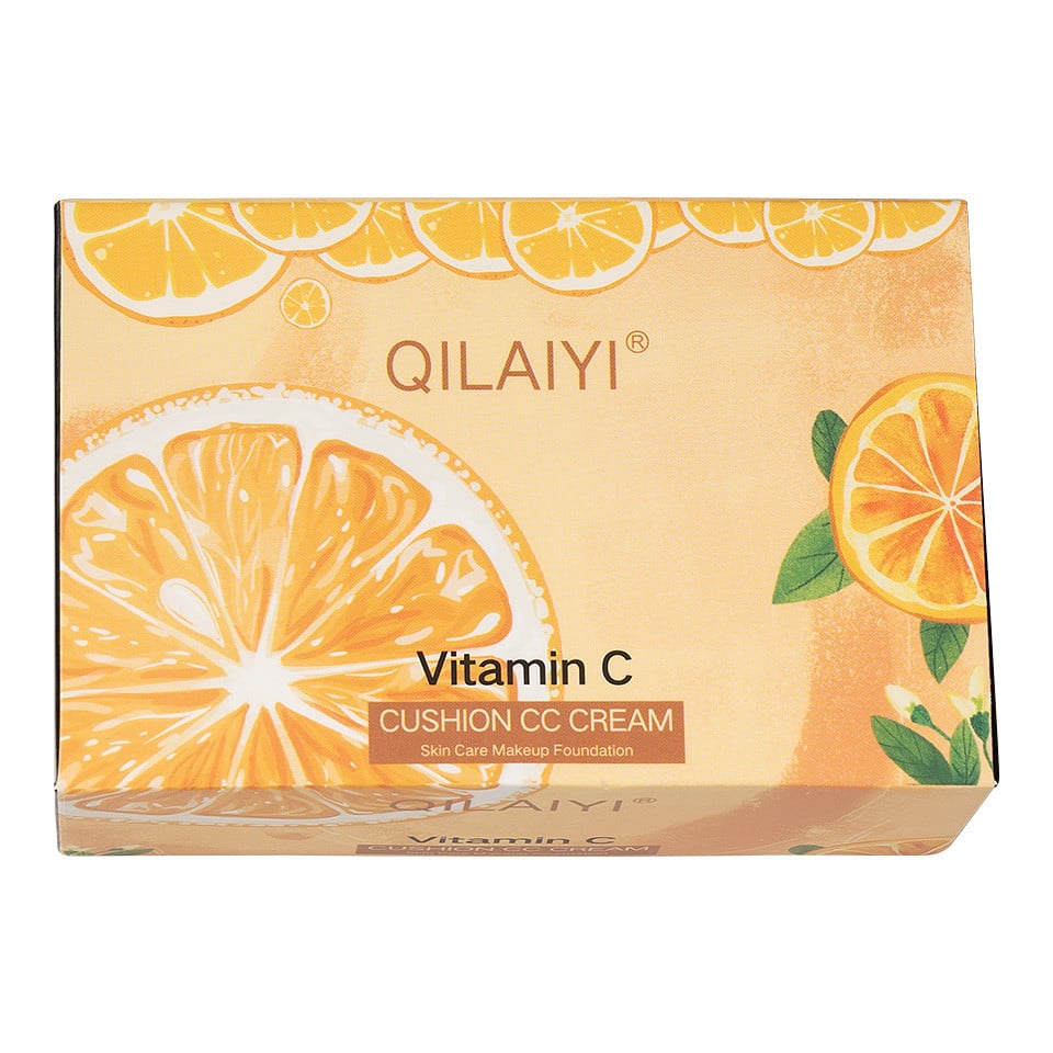 CC Cream Air Cushion Citrus Glow Vitamin C, #01 Ivory - 2 | YEO