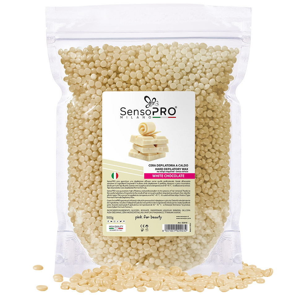 Ceara Epilat Elastica Granule SensoPRO Milano White Chocolate, 500g