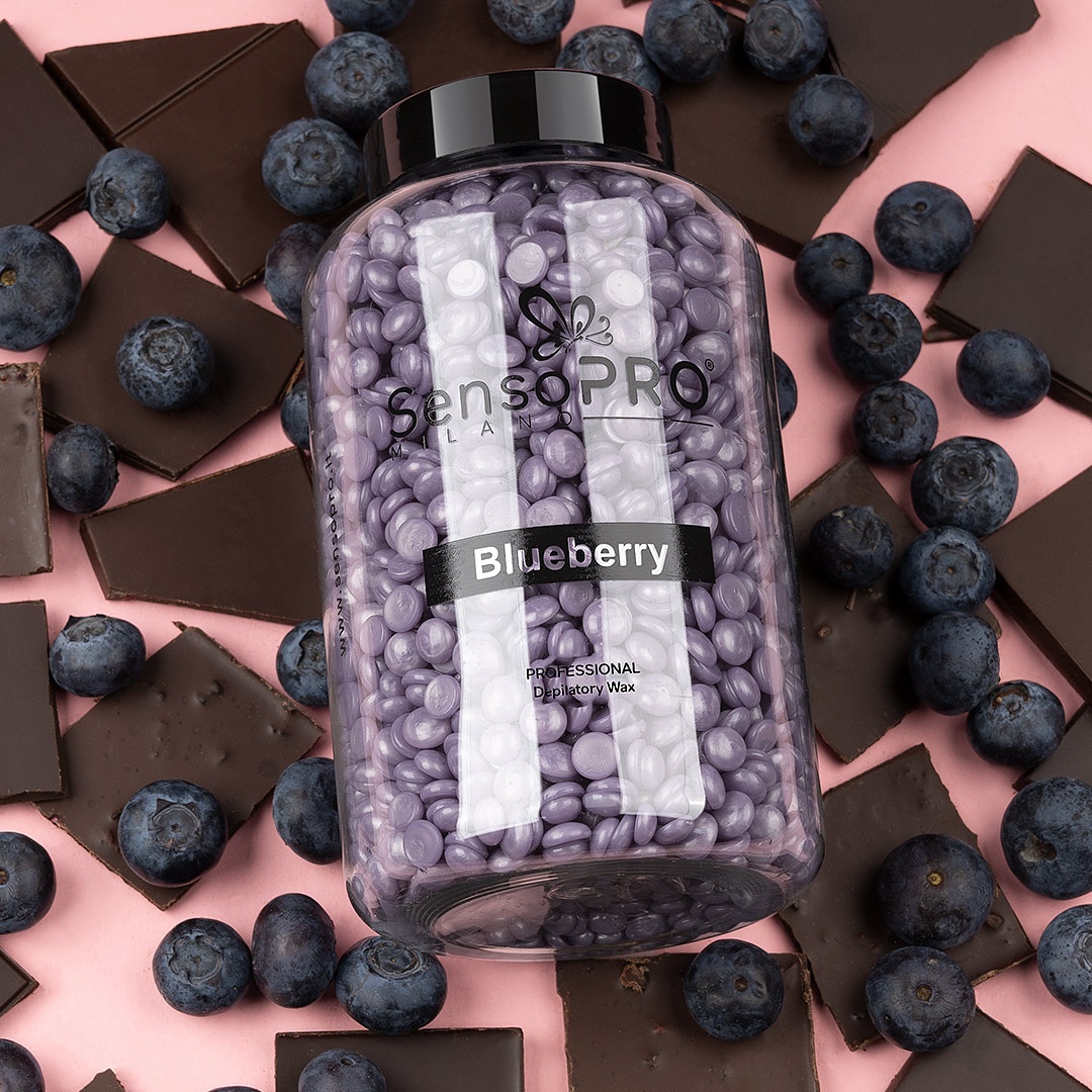 Ceara Epilat Elastica SensoPRO Milano Blueberry, 400g - imagine 2