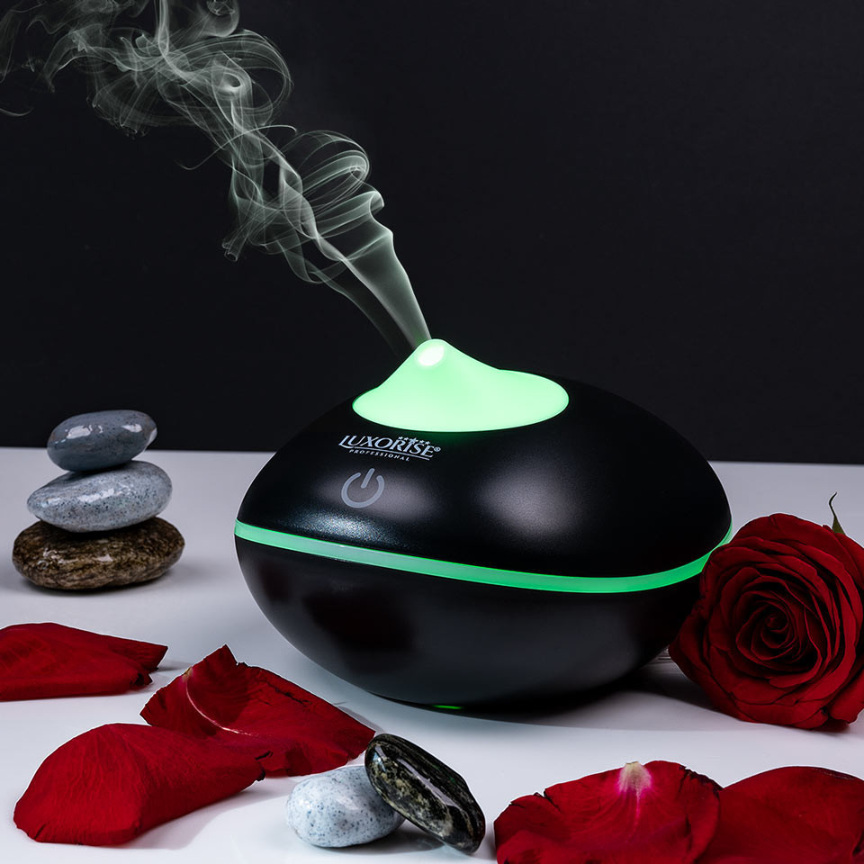 Difuzor Aromaterapie PURE VIBES pentru Uleiuri Esentiale - LUXORISE, Black LUXORISE Aromatherapy