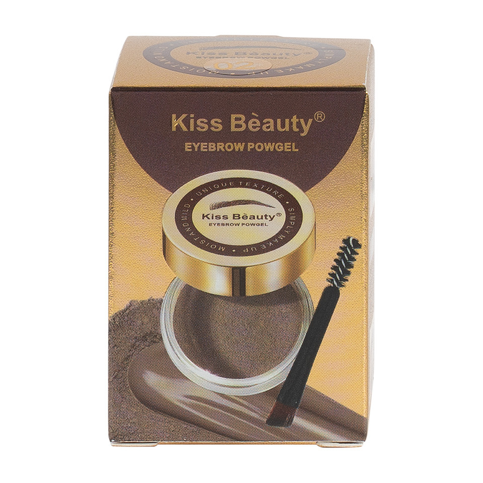 Fard Sprancene Kiss Beauty Eyebrow Powgel #02 - 2 | YEO