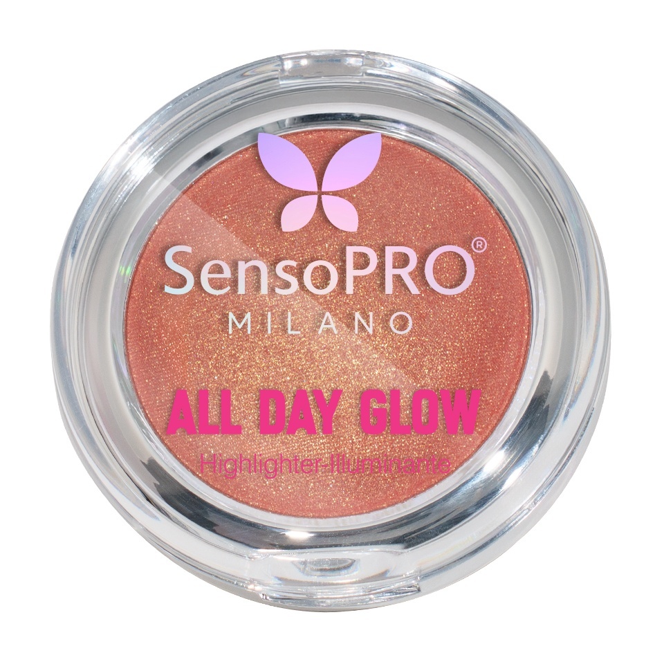 Iluminator All Day Glow SensoPRO Milano, Rose Gold - imagine 2