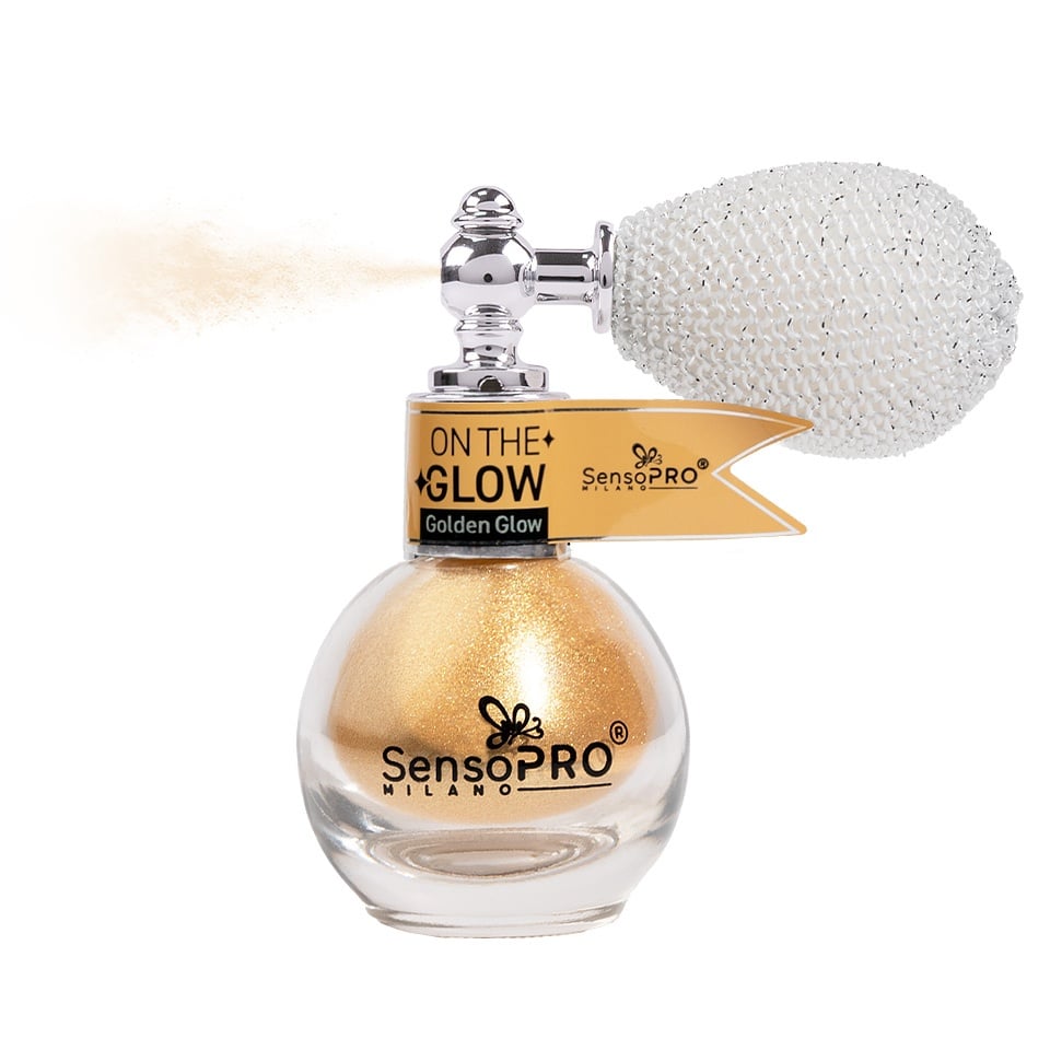 Iluminator Pudra cu Pompita On the Glow SensoPRO Milano, Golden Glow - 2 | YEO