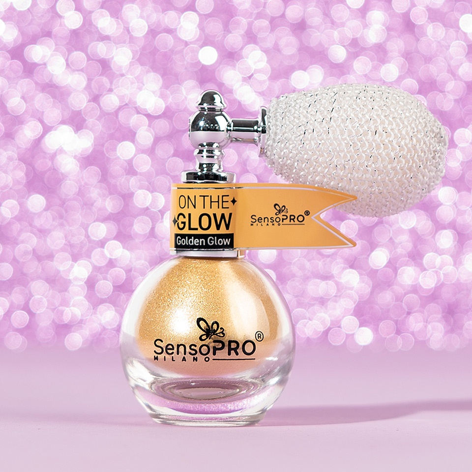 Iluminator Pudra cu Pompita On the Glow SensoPRO Milano, Golden Glow - 3 | YEO