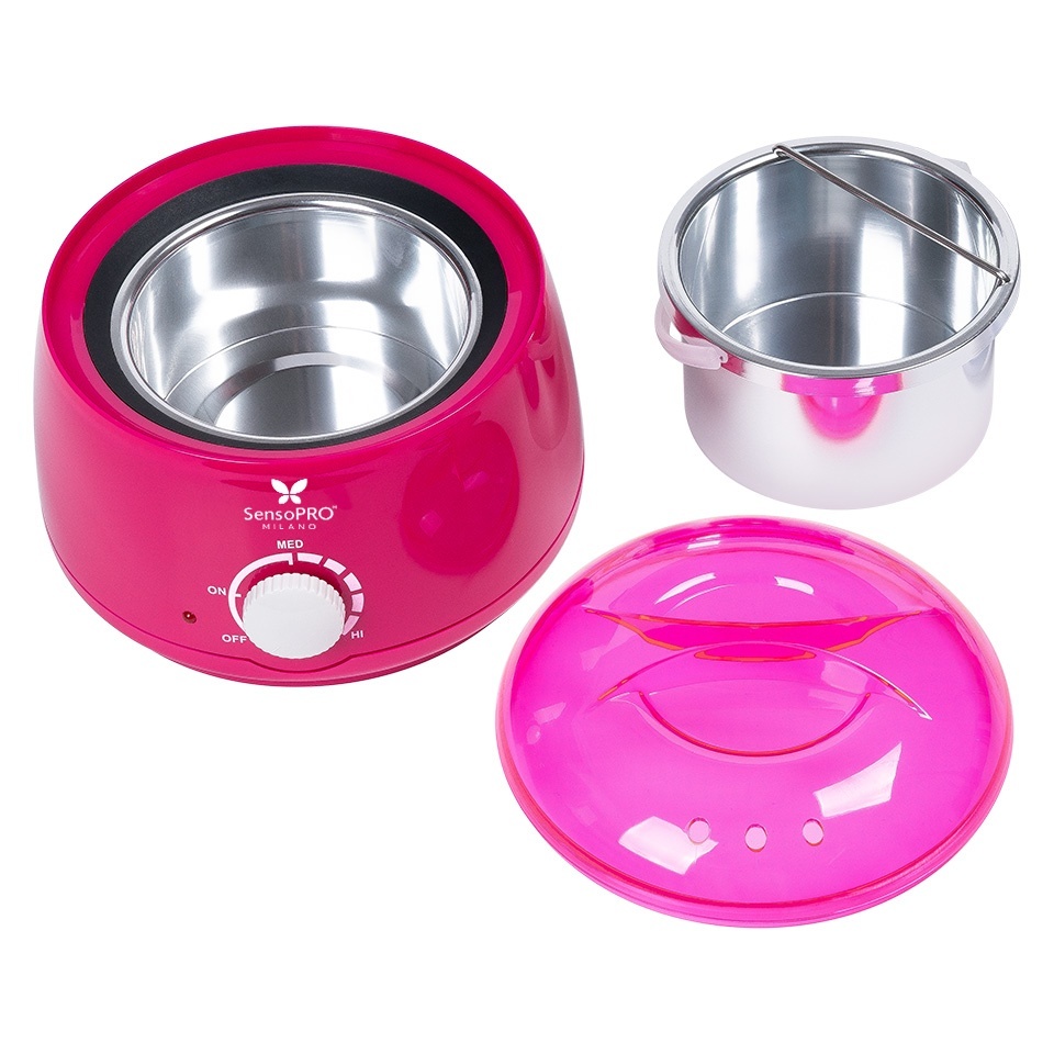 Incalzitor Ceara Epilare PRO WAX 150 - SensoPRO Milano 500ml, Roz - imagine 2