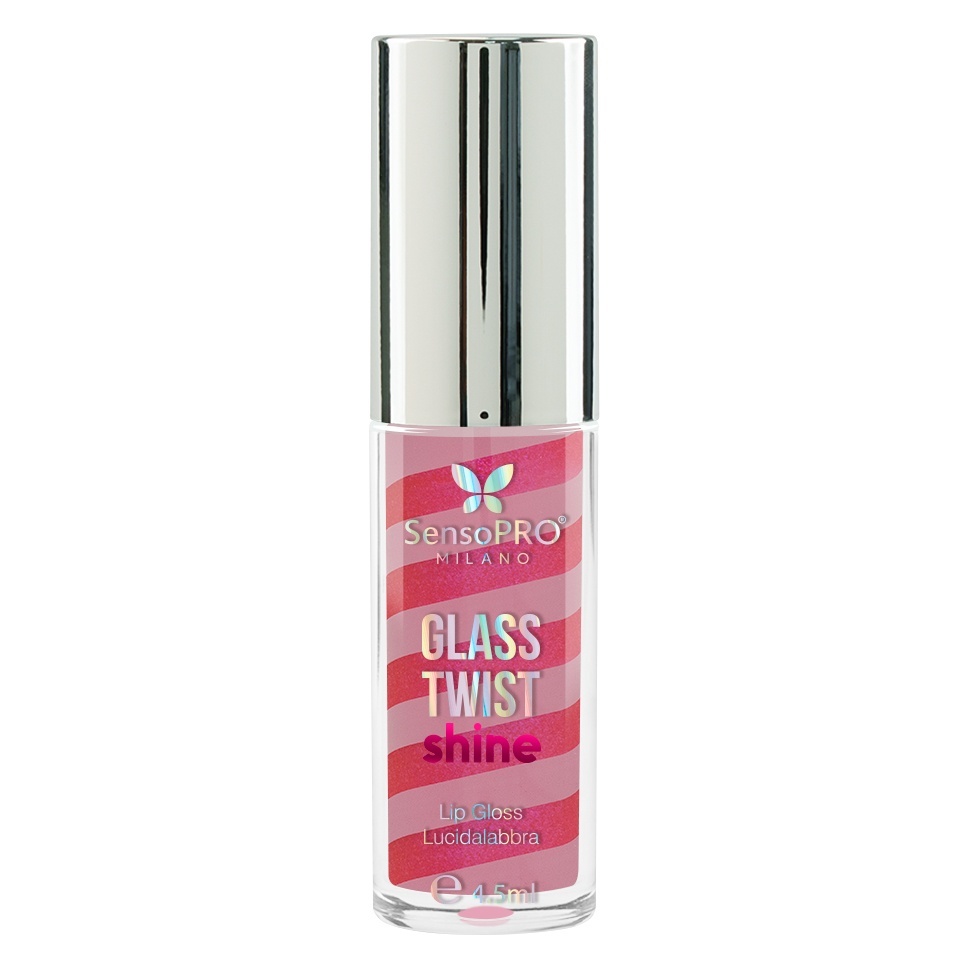 Luciu de buze Glass Twist Shine SensoPRO Milano, Pinkish - imagine 3